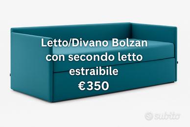 Letto/Divano Bolzan con secondo letto estraibile