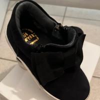 Scarpa bimba, scamosciato nero, marca EUREKA