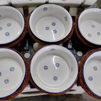 set n.6 ciotoline in ceramica 