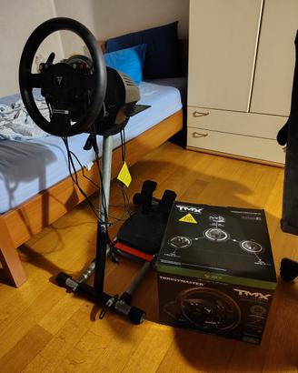 Volante + pedaliera + stand