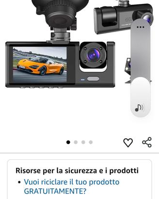 videocamera x auto