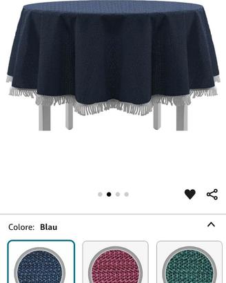 Tovaglia tavolo da giardino impermeabile blu