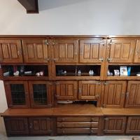 Mobile soggiorno in legno massello