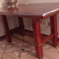 Tavolo anni 40 in noce e ciliegio