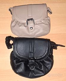 Set 2 Borsette Tracolla BodyFlirt NUOVE – Nera e C