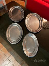 Vassoi da portata in acciaio