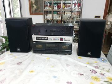 impianto stereo 3 moduli  più casse jbl TLX 12