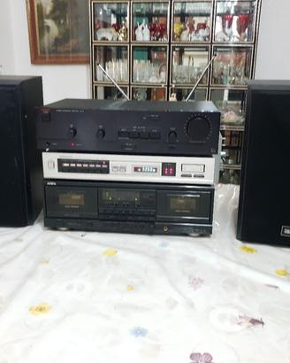 impianto stereo 3 moduli  più casse jbl TLX 12