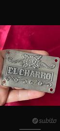 Placca El Charro argento 925
