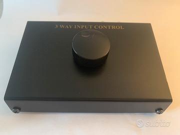 Switch controller input audio a tre vie