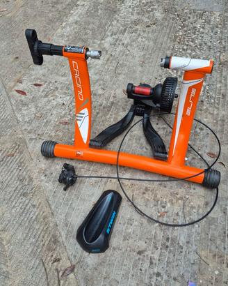 Rullo Bici Elite Crono Mag + Supporto Ruota Anteri