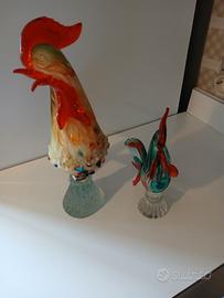  galletti in vetro di murano