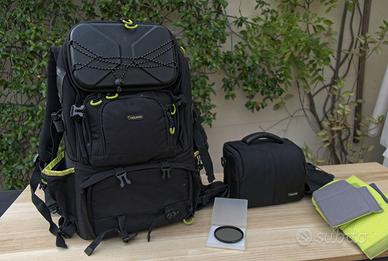 Zaino fotografico Endurax + borsa + accessori
