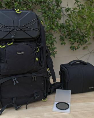 Zaino fotografico Endurax + borsa + accessori