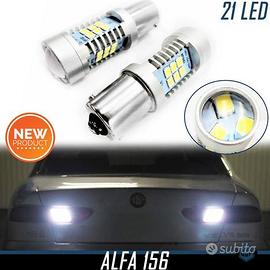 2 LAMPADINE RETROMARCIA LED P21W Alfa Romeo 156