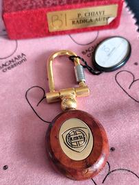 Portachiavi auto LANCIA in radica Made in Italy