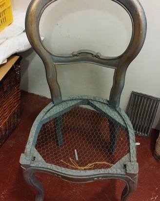 Sedia struttura antica 