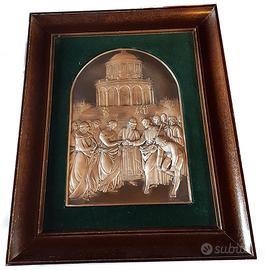 Quadri in argento con cornice di legno di M. Toro