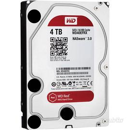 2 x Western Digital 4TB Red NAS HDD interno 3,5"