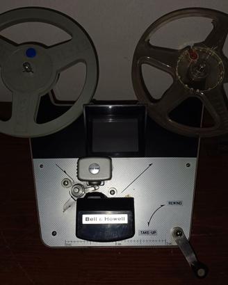 Moviola Editor Viewer BELL & HOWELL x pellicola 8m