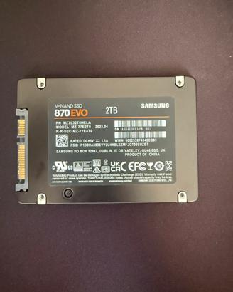 SSD Samsung 870EVO 2TB