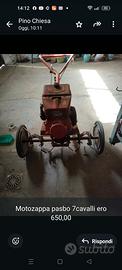 Motozappa Pasbo 7 cavalli