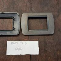 Placca Livinglight 3 moduli L4803 Antracite