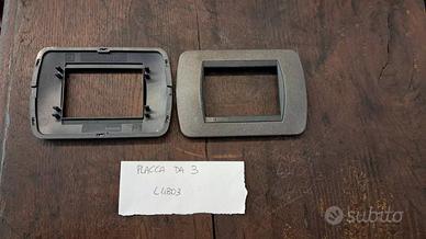 Placca Livinglight 3 moduli L4803 Antracite