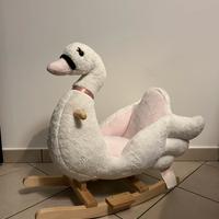 Cavallo a Dondolo a Forma di Cigno