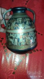Vaso e piattino egiziani