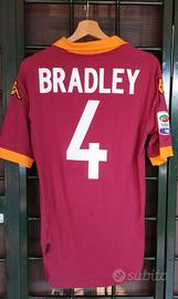 Maglia AS Roma 2012 2013 Bradley Match Worn issued