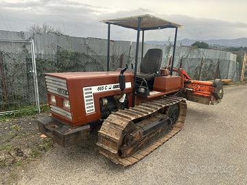 Trattore cingolato Fiat 665C montagna