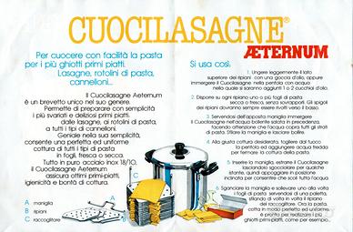 Cuoci sfoglia per il pasticcio di lasagne
