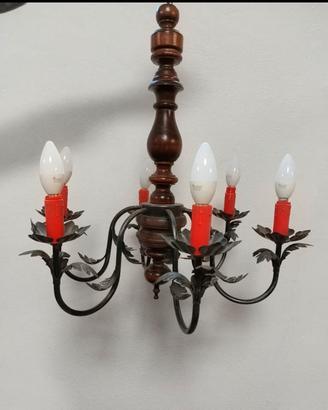 Lampadari vintage, rustico, catena, candela