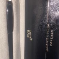 Penna stilografica Montblanc black resin