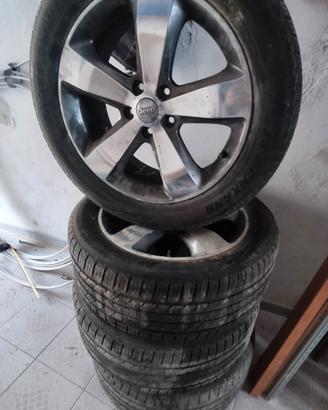 gomme più cerchi jeep