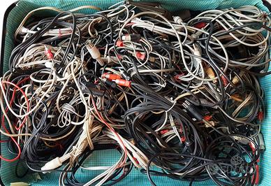 Cavetti audio vari, pin Din, Rca - vintage anni 70