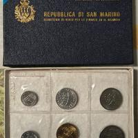 Divisionale San Marino 1978 con 500 L.  d 'Argento