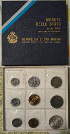 Divisionale San Marino 1978 con 500 L.  d 'Argento