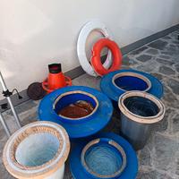 palamiti, remi, ancora, salvagente ecc