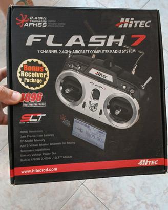 radiocomando hitec flash 7