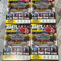 Lotto 4 Mega Tin Topps Match Attax Extra 24-25