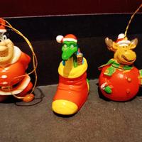 Set 3 personaggi Disney decorazioni di Natale