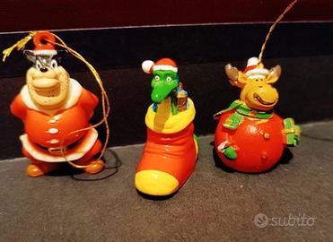 Set 3 personaggi Disney decorazioni di Natale