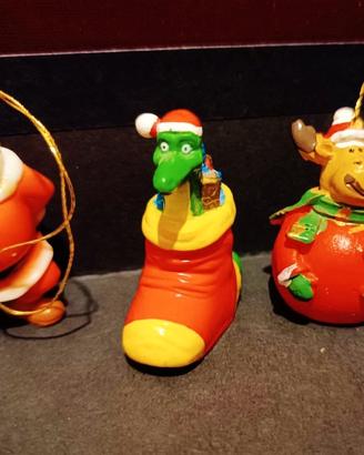 Set 3 personaggi Disney decorazioni di Natale