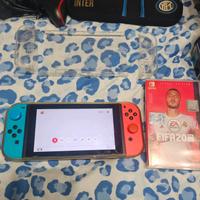 nintendo switch, gioco e controller