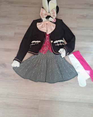 costume Coniglio Bianco   donna Cosplay Halloween 