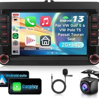 Autoradio 2+64G 7" per VW Golf 5 6 VW Polo T5
