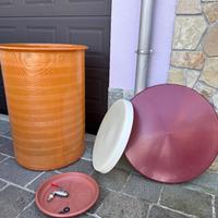 Bidone/ contenitore in vetroresina/plastica