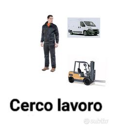Operaio carrellista anche part time autista locale